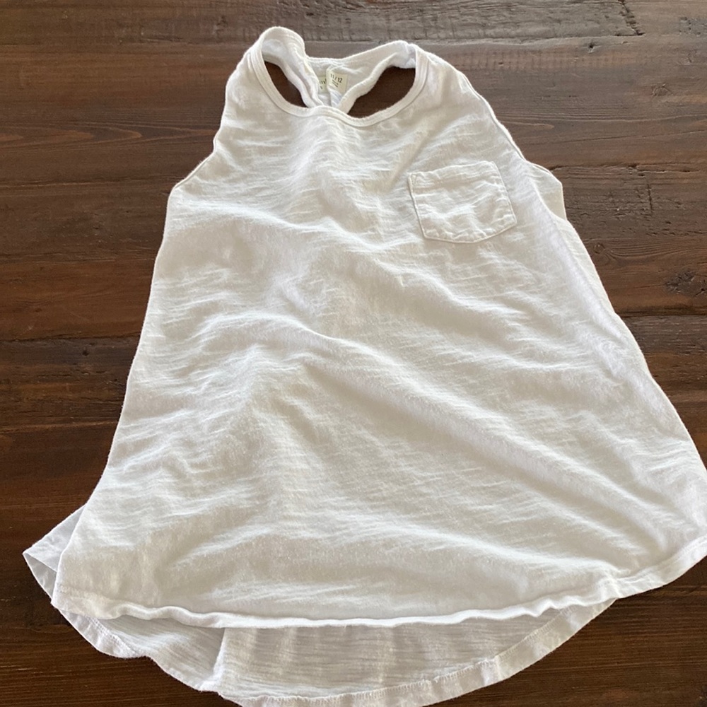 Abercrombie Kids GIRLS 11/12 knotted razorback tank- worn once